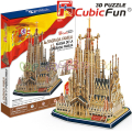3D Puzzles Cubic Fun - Пазел 194ч. Sagrada Família